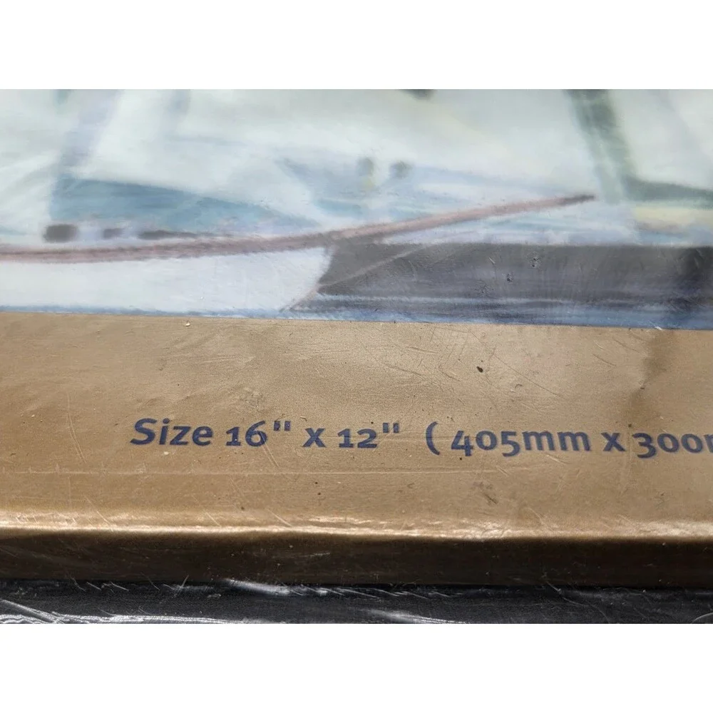 Pimpernel Glass Worktop Saver Regatta Sailboats 16 X 12